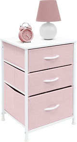 with 3 Drawers - Furniture Storage Chest Tower Unit for Bedroom, Hallway, Closet, Office