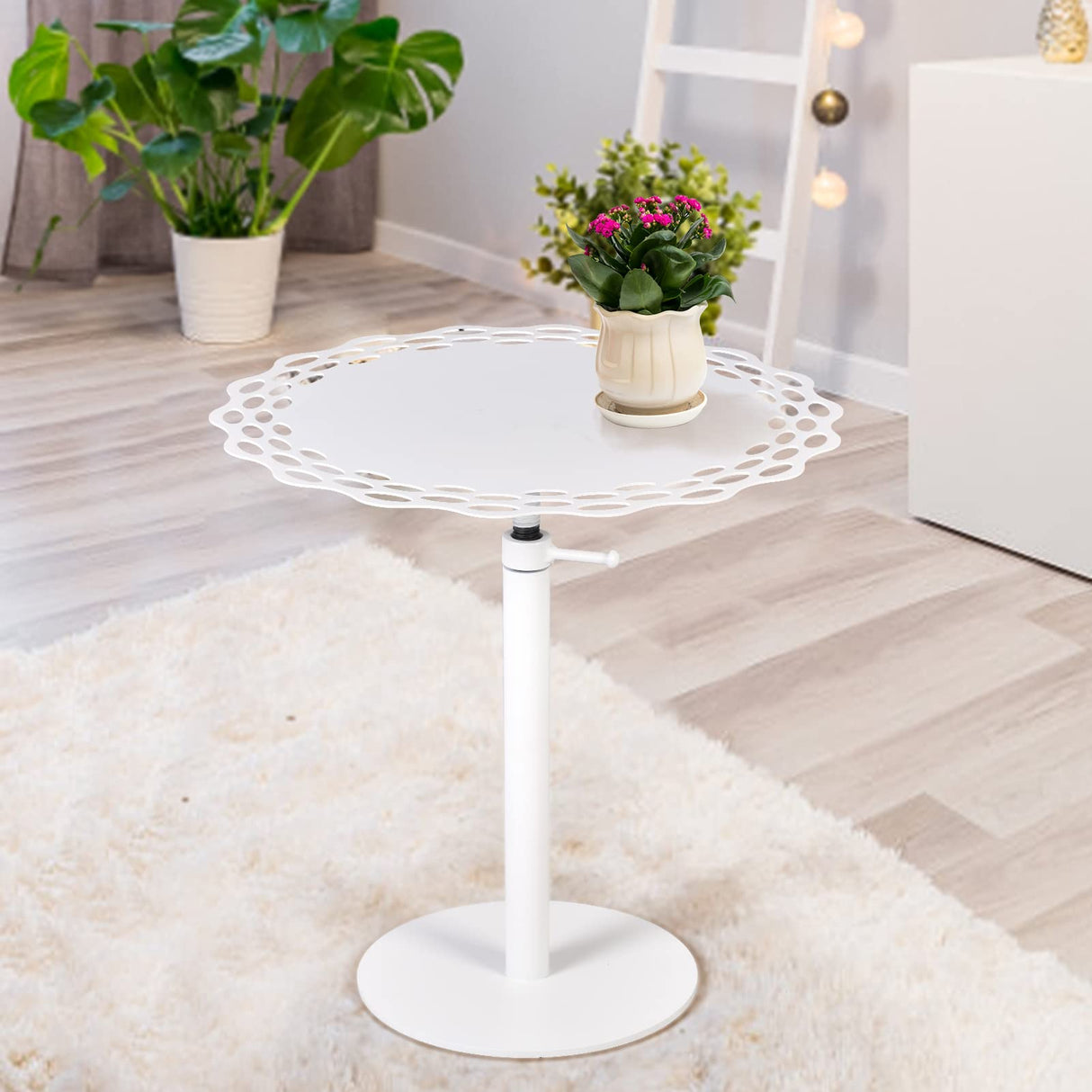 Adjustable Tray Metal Sofa End Table/Side Table/Night Stand/Bedside Table/Snack Table/Accent