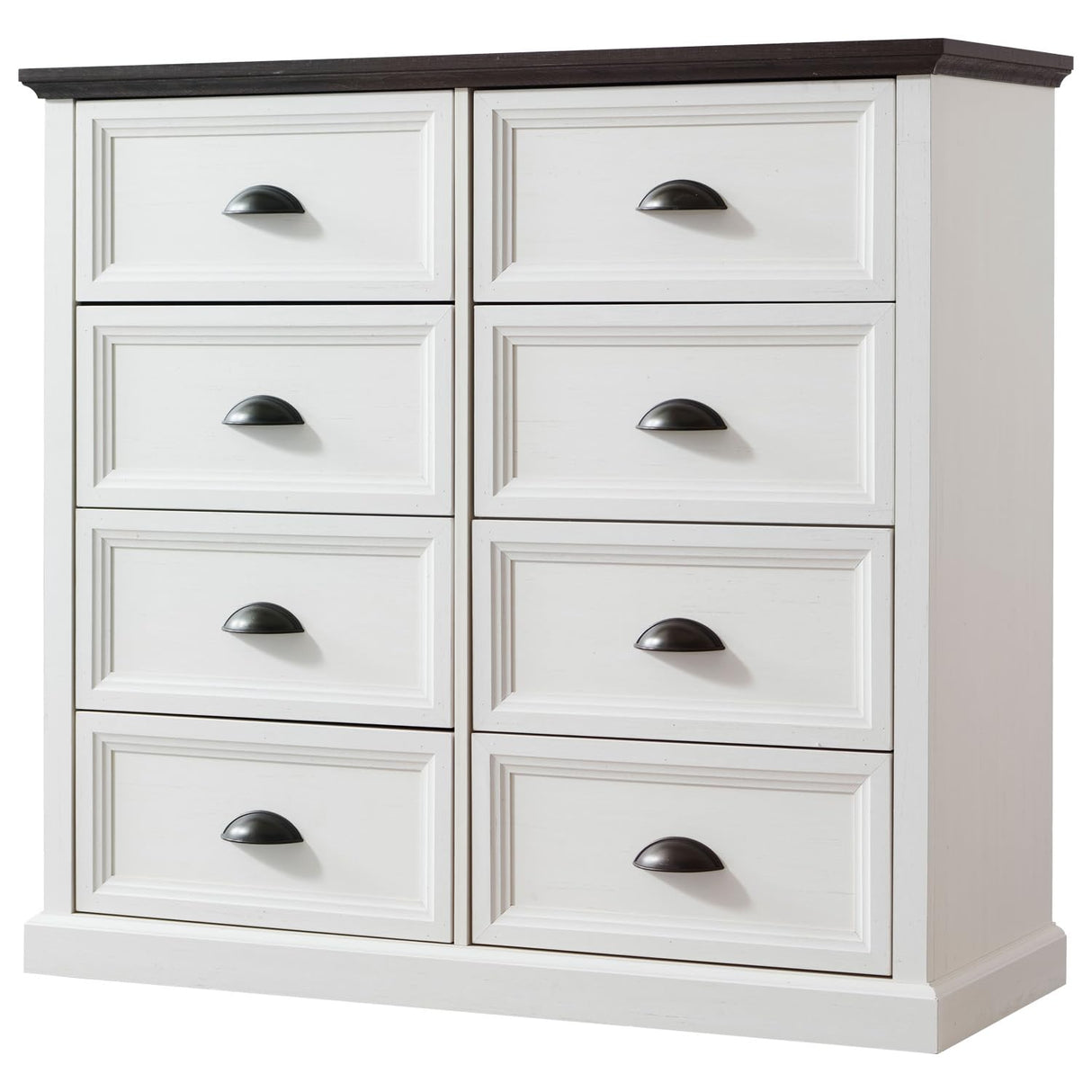 Farmhouse 8 Drawer Dresser for Bedroom, Tall Chest of Drawers