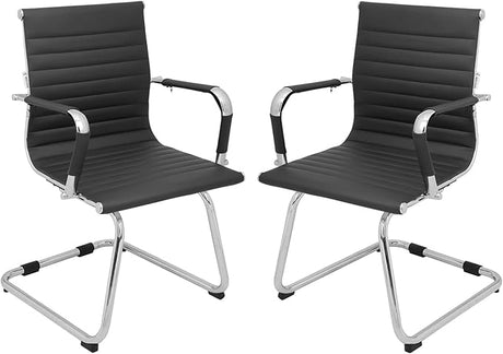 Conference Room Chairs Set of 6, 6 Pack Modern Office Guest Chairs