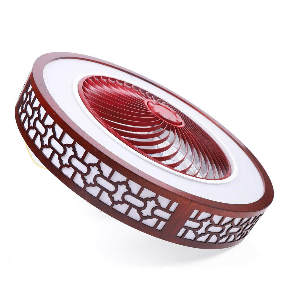 22" Solid Wood Ceiling Fan with LED Light & Remote