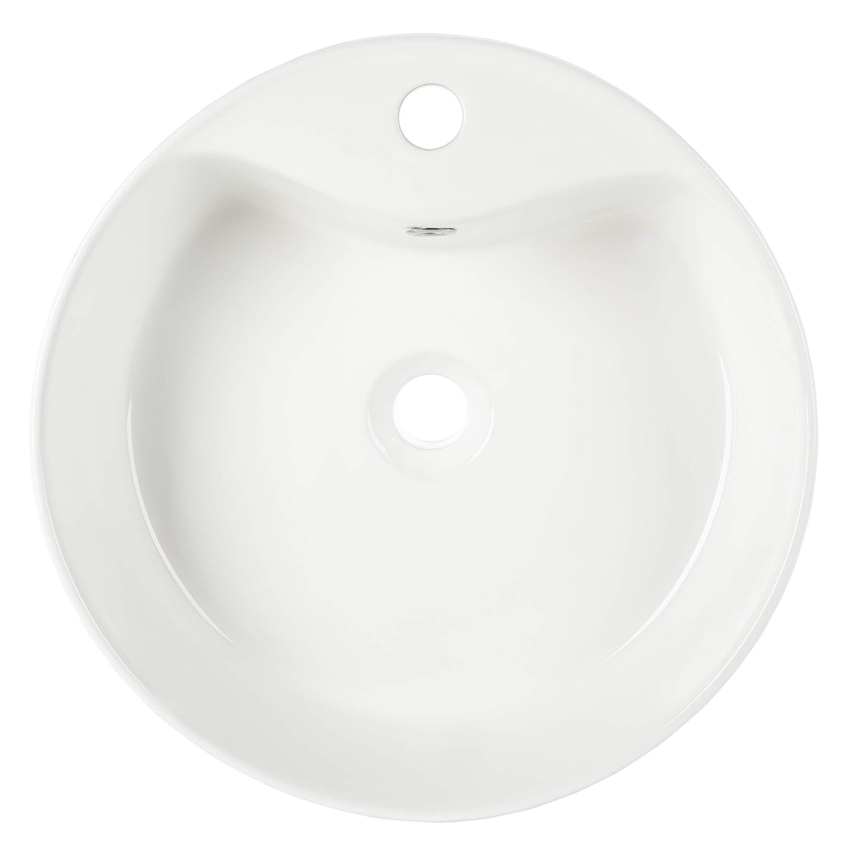 BSK5402A Solea Collection Mira Bathroom Basin Sink, White