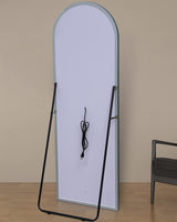 65"x22" Arched Full Length Mirror with Lights, LED Mirror Full Length with Stands