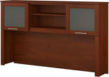 Somerset Desk Hutch, Attachment with Shelves and Cabinets for Home Office