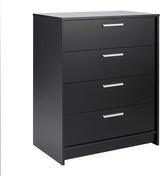 Astrid Simplistic 4-Drawer Dresser for Bedroom, Functional Bedroom Dresser Chest