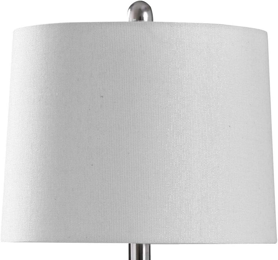 Collective Design L27080DSAM Tabitha, Distressed Cream, Chrome