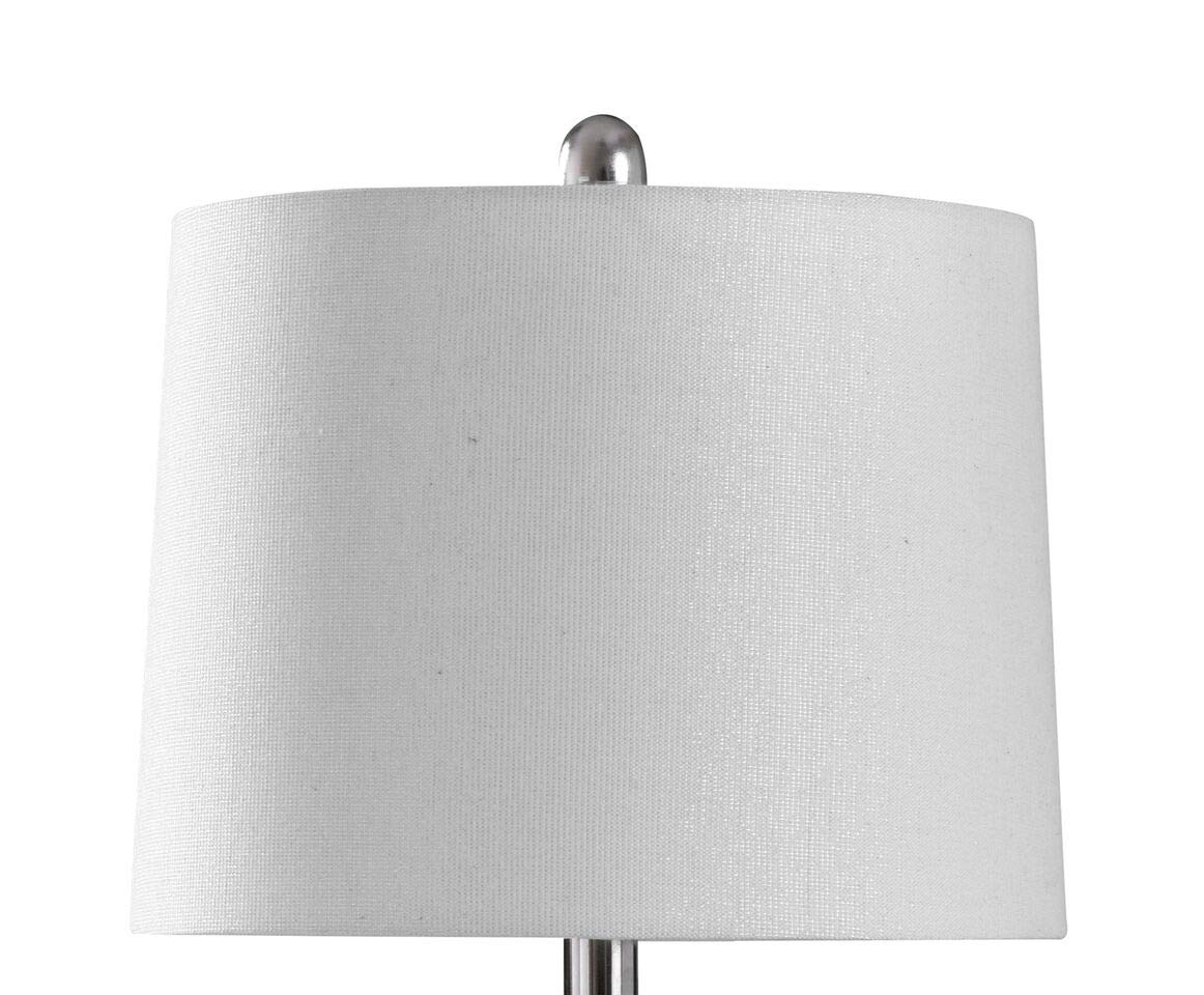 Collective Design L27080DSAM Tabitha, Distressed Cream, Chrome