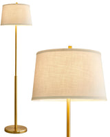 61.75" Modern Floor Lamp for Living Room Tall Lamp for Bedroom Gold Floor Lamp