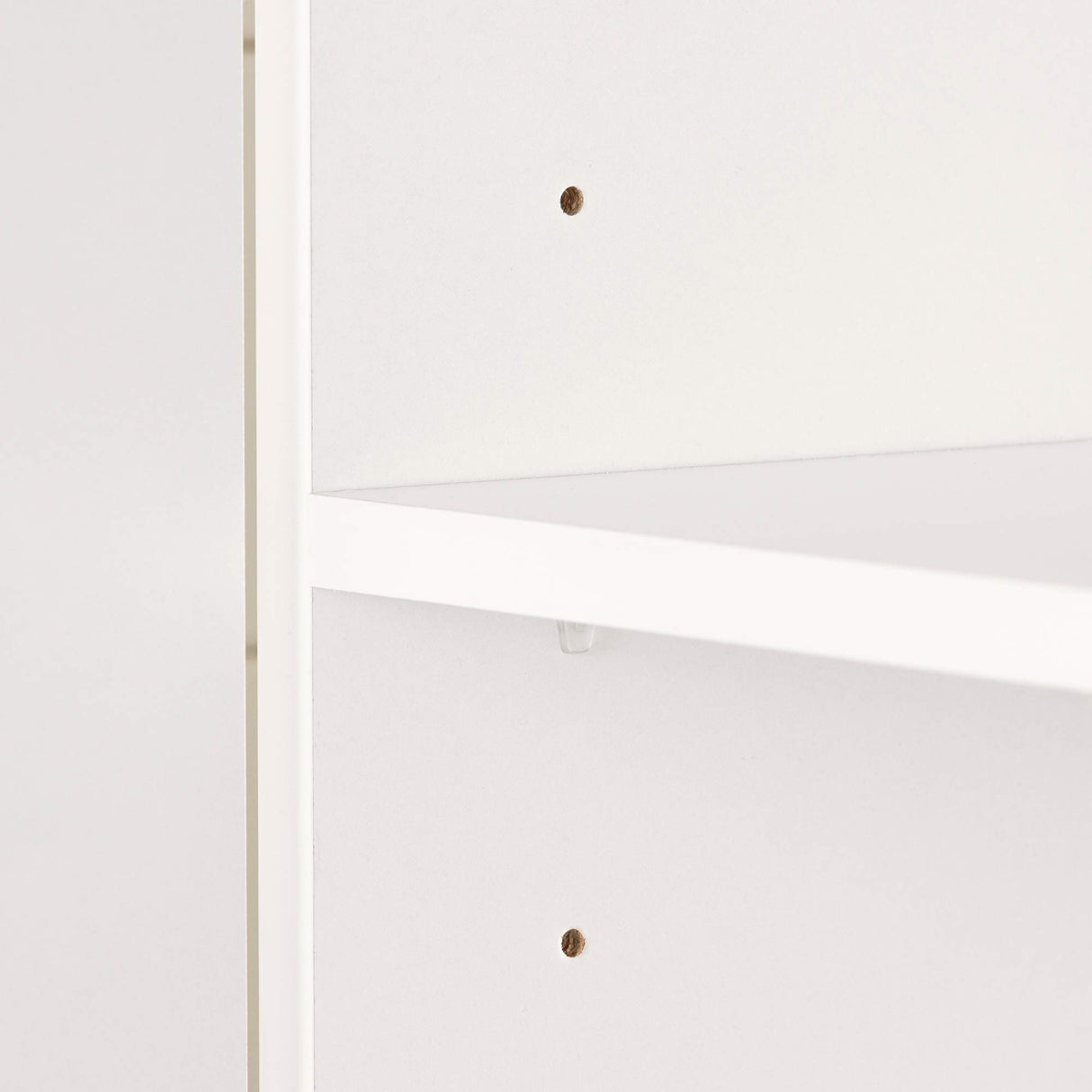 Farnel 2-Door Storage Cabinet-Pure White, Tall with 4