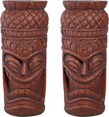 DB383038 The Grande Tiki God Teeth Indoor/Outdoor Side Table Statue