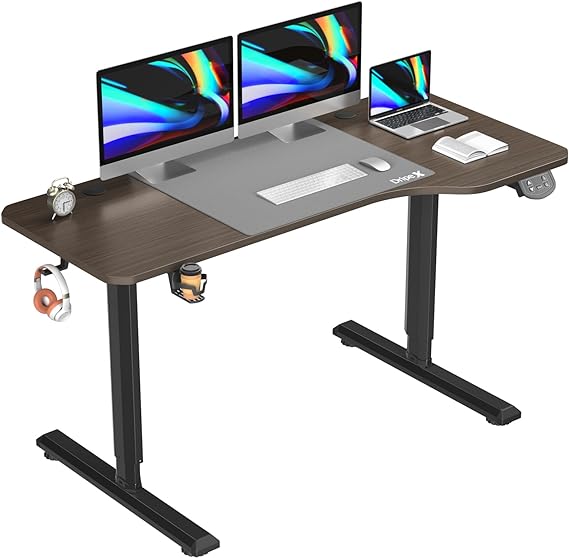 Electric Standing Desk, 63 x 30 Inch Adjustable