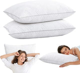 Goose Feathers Pillows for Side Back and Stomach Sleeper, Hotel Collection