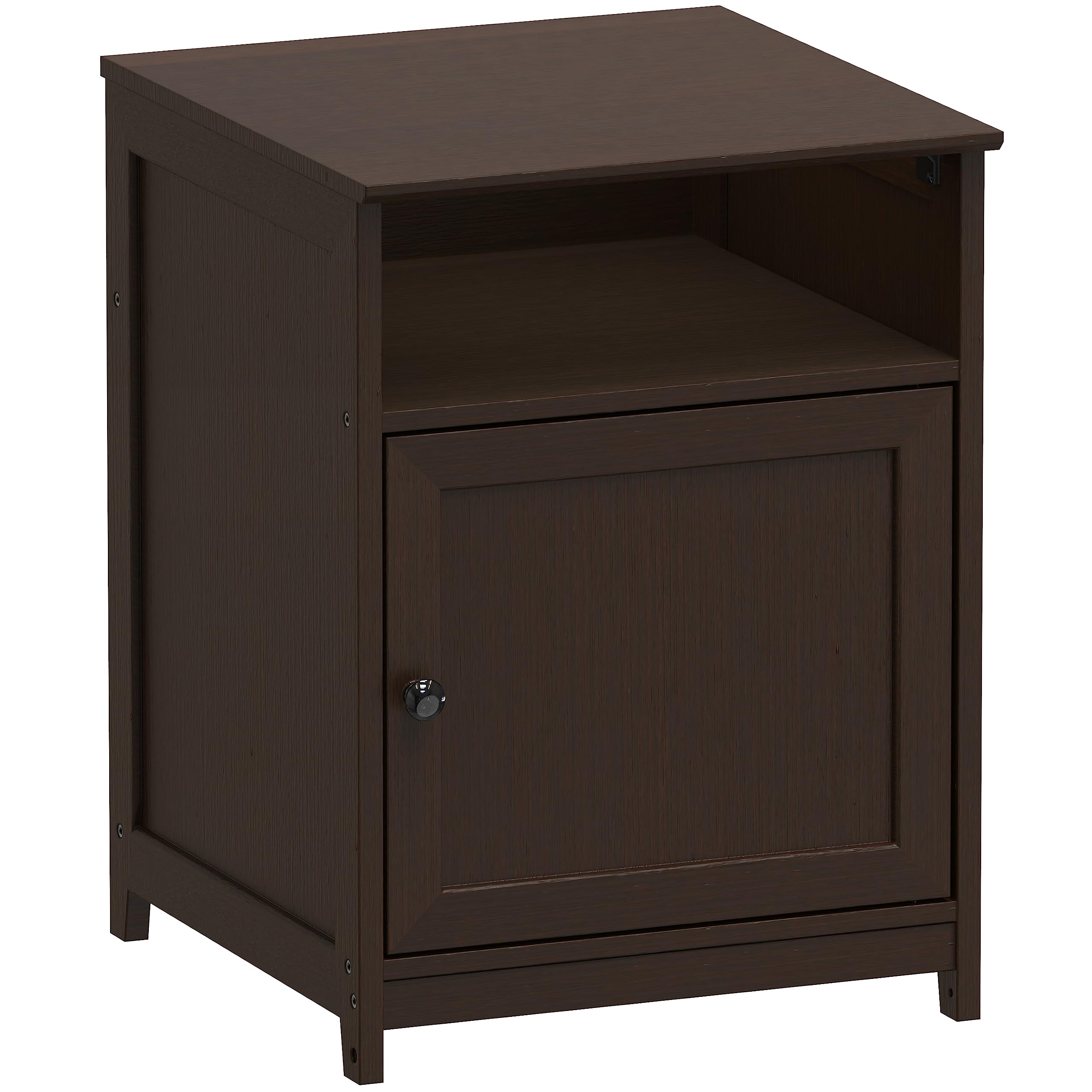 End Table with Shelf and Storage