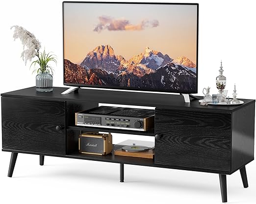 TV Stand for 55 60 inch Television, Entertainment Center with Storage