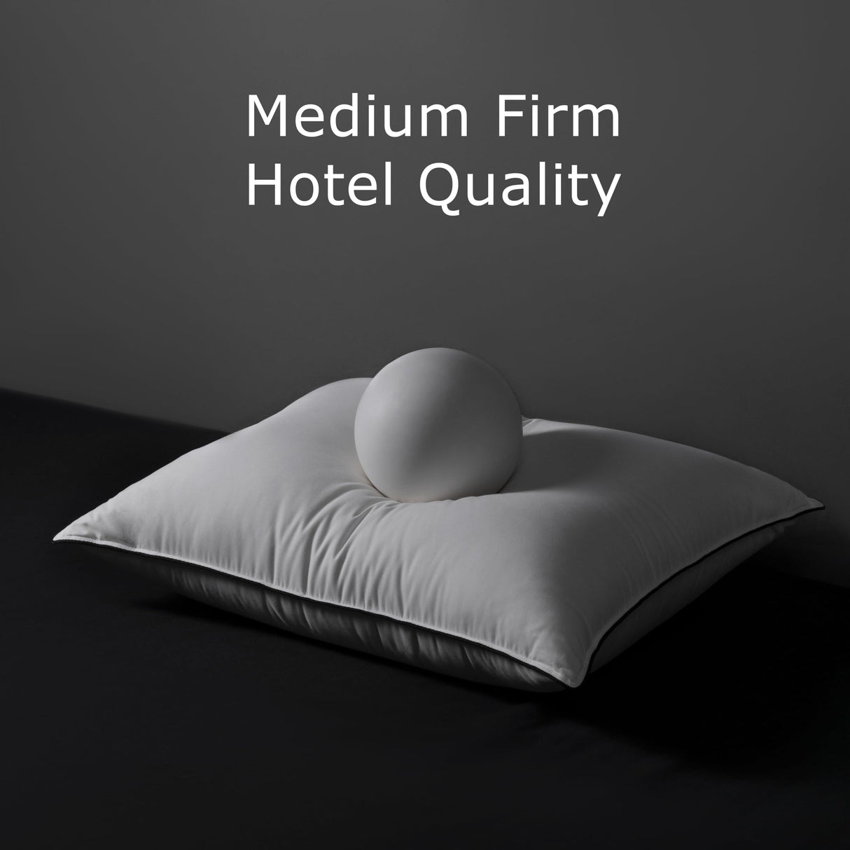 Premium Hungarian Goose Down Pillows Standard Size, Fluffy Bed Pillows for Sleeping