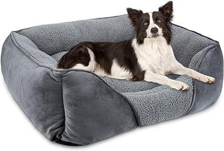 Small Dog Bed for Small Dogs, Rectangle Washable & Orthopedic Dog Bed