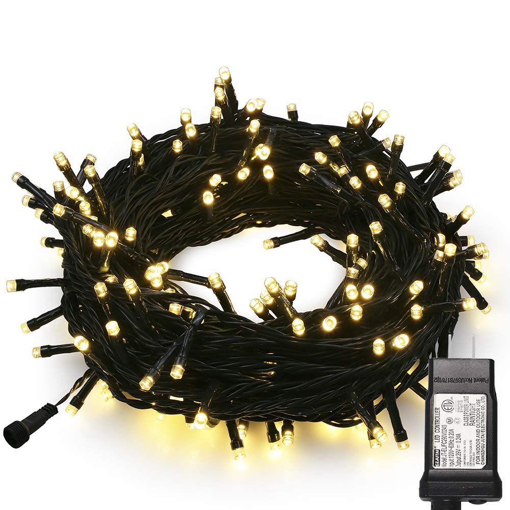 33FT 100 LEDs String Lights,Green Wire Waterproof Fairy Lights 8 Modes 30V UL Certified