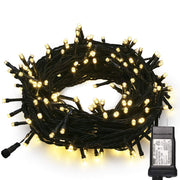 33FT 100 LEDs String Lights,Green Wire Waterproof Fairy Lights 8 Modes 30V UL Certified