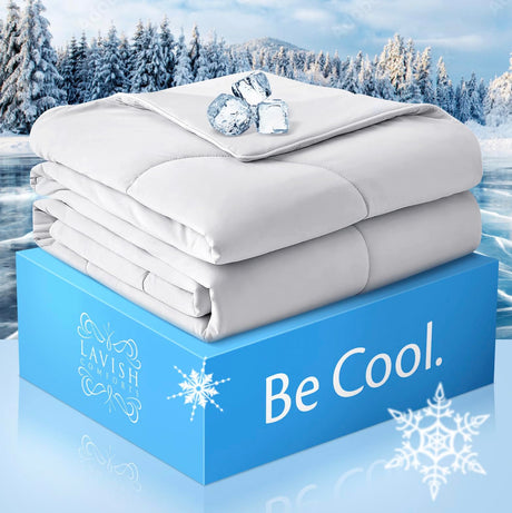 Cooling Comforter King Size Summer Cooling Duvet Luxury Summer Cooling Comforter