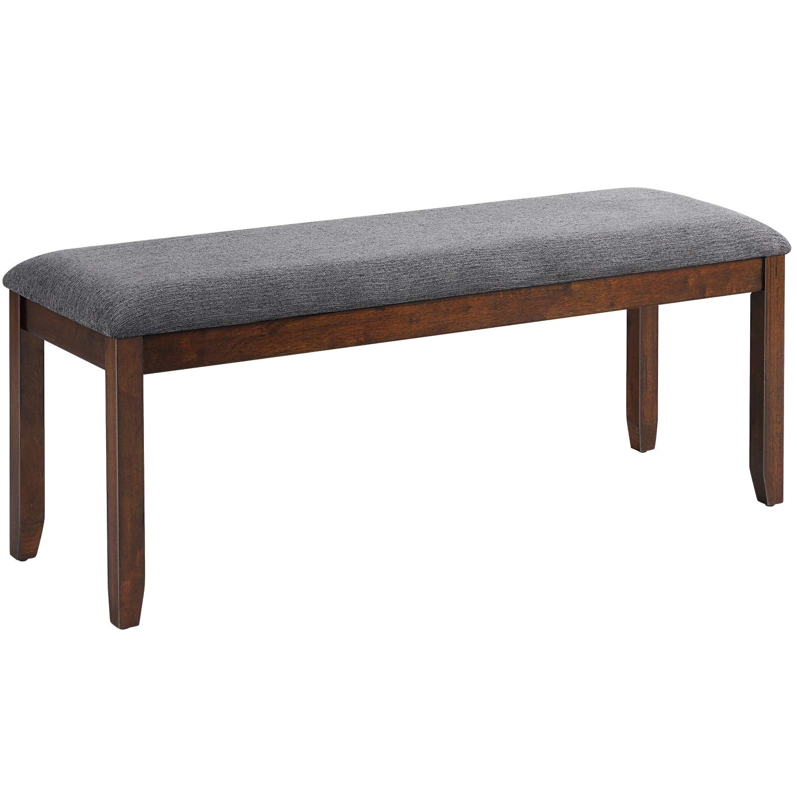 Dining Room Bench, Wood Kitchen Table Bench with Upholstered, Entryway Bench