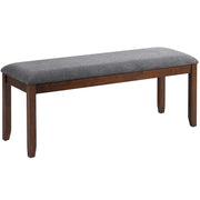 Dining Room Bench, Wood Kitchen Table Bench with Upholstered, Entryway Bench