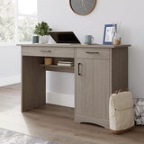 Beginnings Desk, L: 46.81" x W: 18.50" x H: 29.96", Silver Sycamore finish