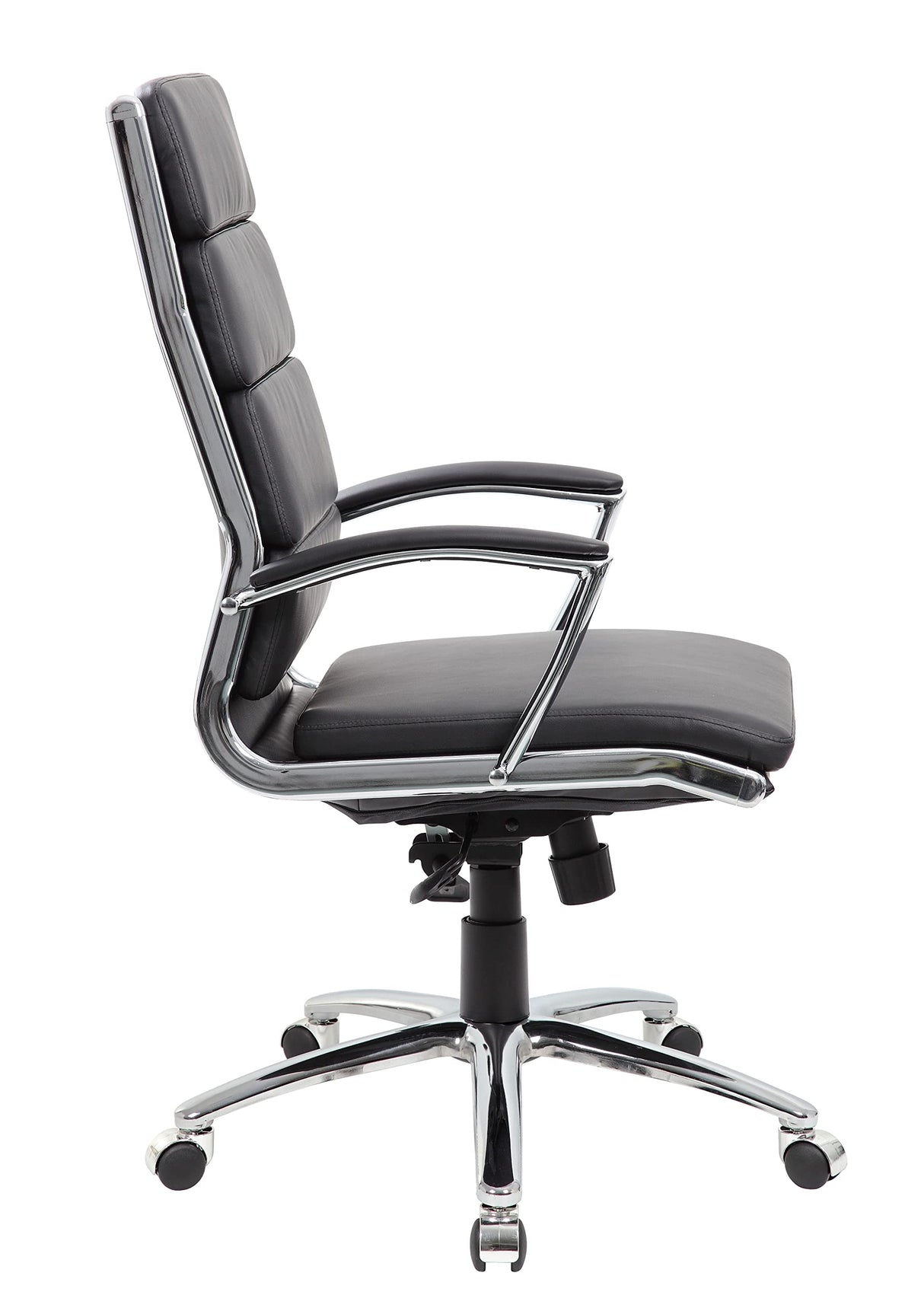 CaressoftPlus Executive Chair, Traditional, Metal Chrome Finish