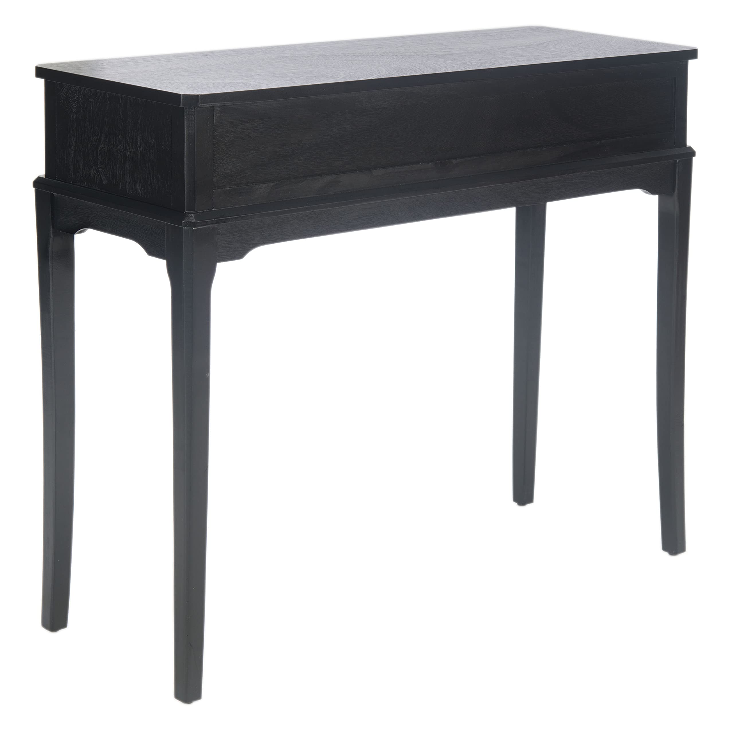 Home Collection Opal Black 2-Drawer Console Table