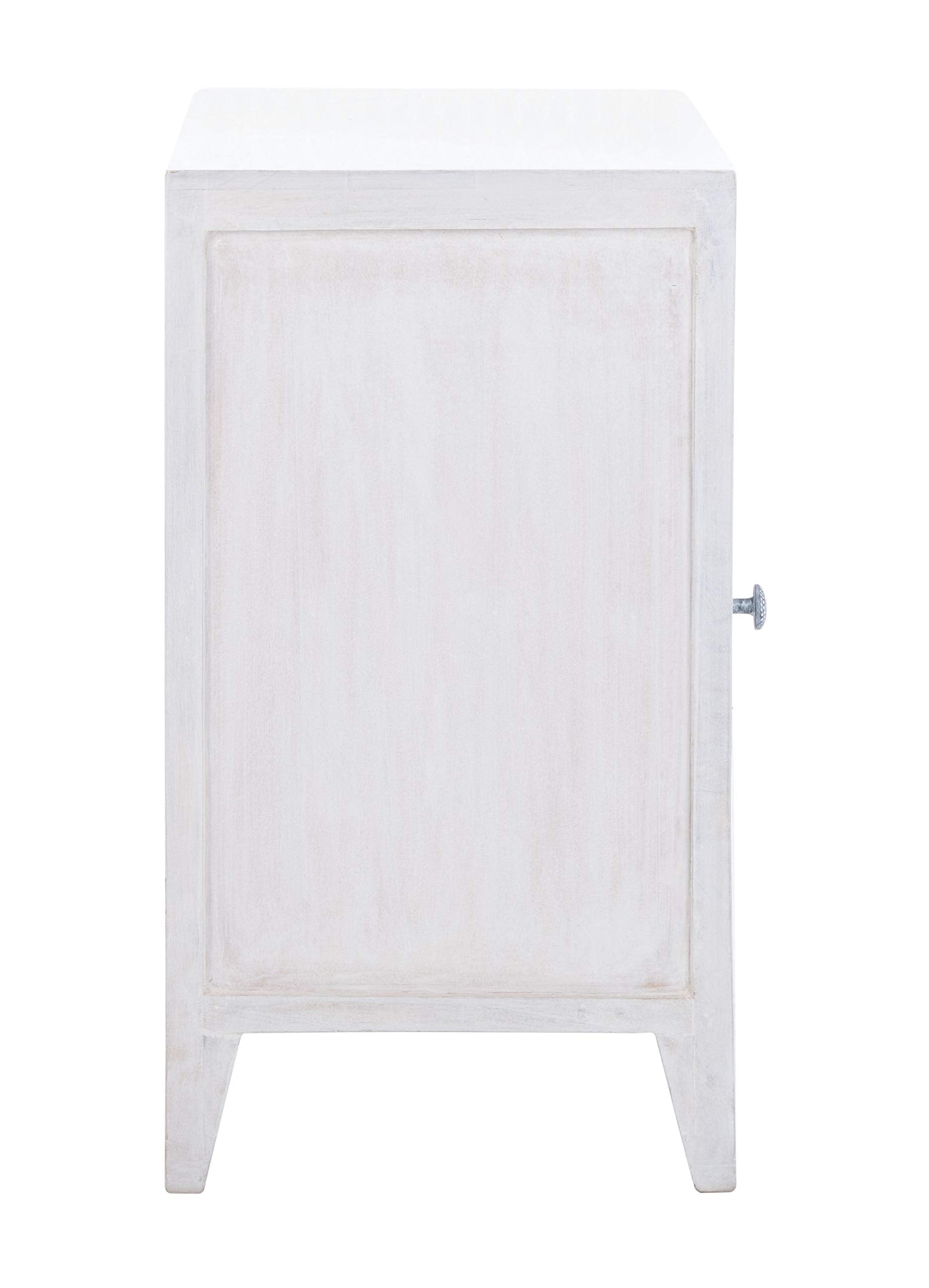 Thea 1 Door Carved Nightstand