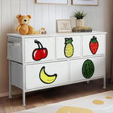 Dresser for Bedroom, Small White Dresser with 5 Drawers, Baby Kids Dresser