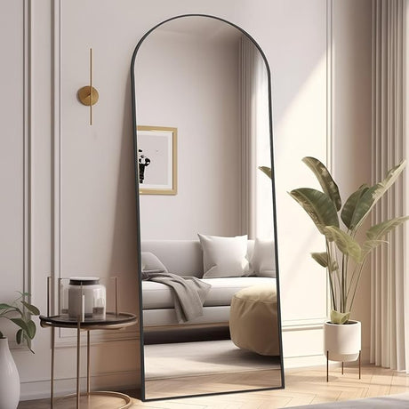 71"x32" Large Mirror Full Length, Arched Full Length Mirror with Stand, Extra Large Floor