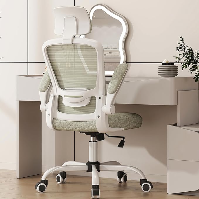 Office Chair, High Back Ergonomic Desk Chair with Adjustable Lumbar Support and Headrest