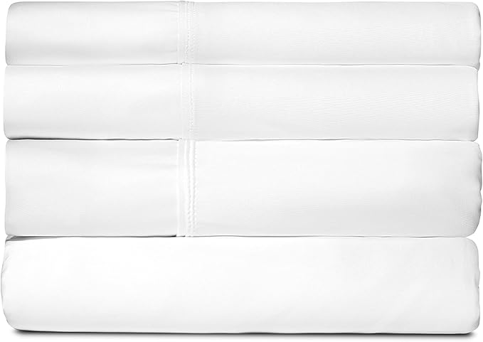 Active Comfort Sheet Set, Comfortable Cooling Sheets with 1 Flat Sheet, 1 Fitted Sheet,