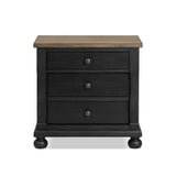 Narella Modern Farmhouse Solid Wood Nightstand
