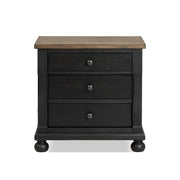Narella Modern Farmhouse Solid Wood Nightstand