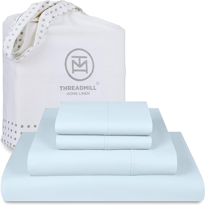 100% Supima Cotton Sheets, Luxury 1200 Thread Count Cotton Sheets for King Size Bed