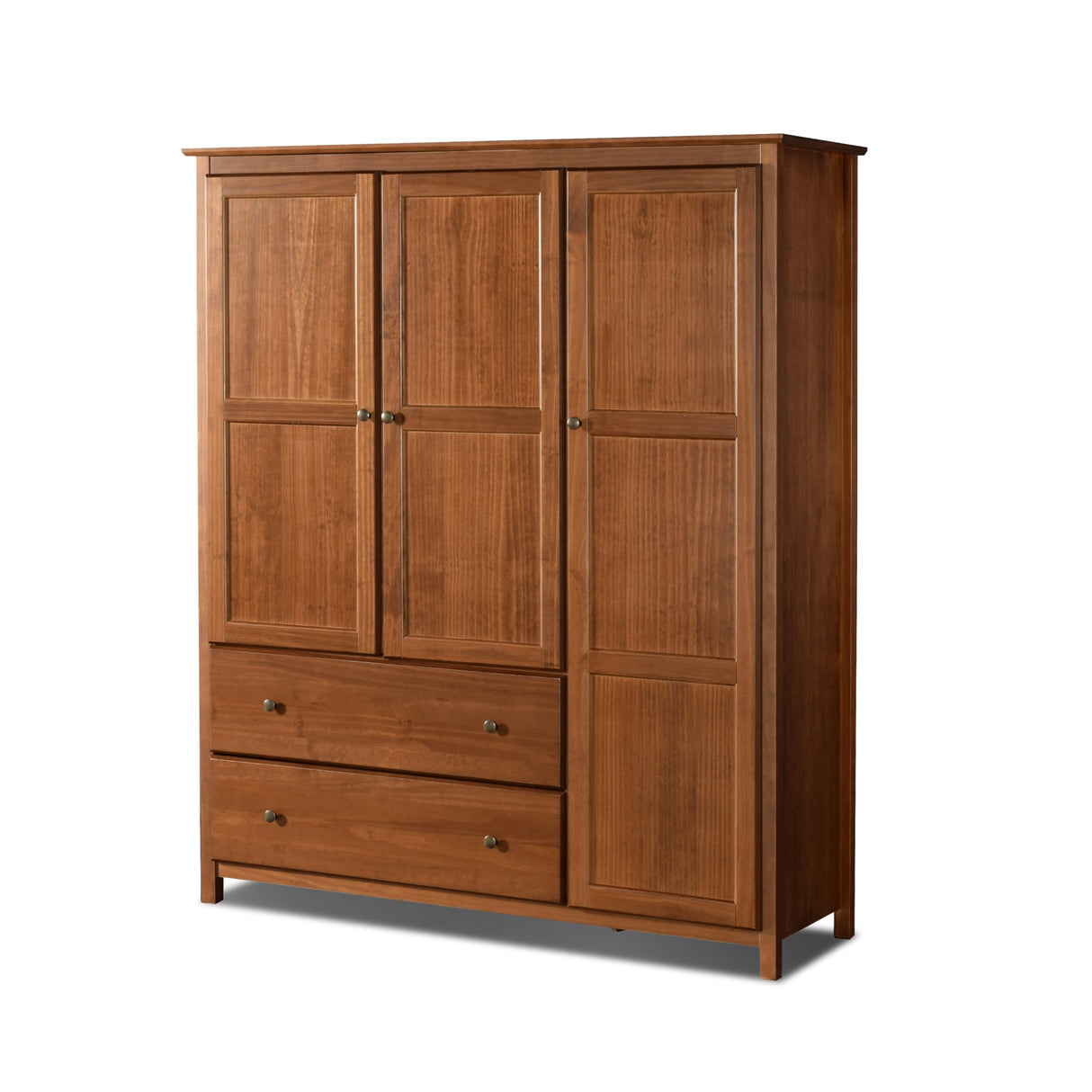 Shaker 3-Door Wardrobe, Walnut