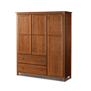 Shaker 3-Door Wardrobe, Walnut
