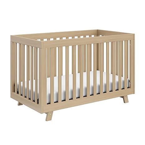 Beckett Convertible Crib (White) – Converts from Baby Crib to Toddler Bed and Daybed,