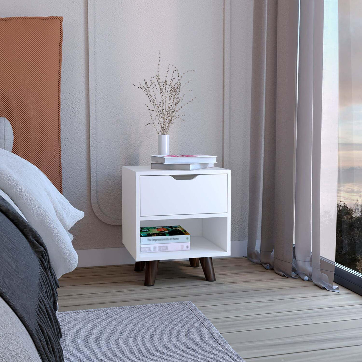 Crail Nightstand-Bedroom-White