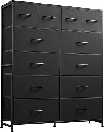 Tall Dresser for Bedroom with 12 Drawers