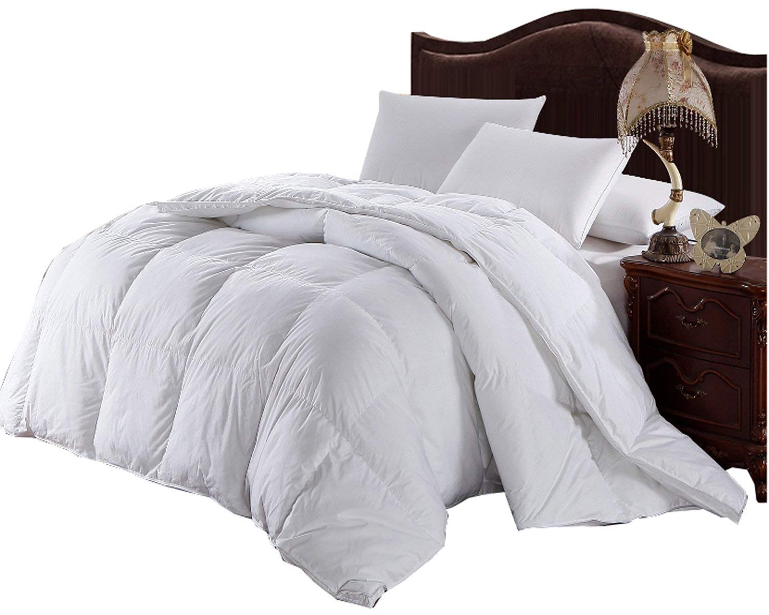 Down Comforter Light Hypoallergenic Oversized King Size Down Comforter Duvet Insert