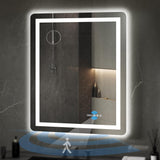 24x32 LED Bathroom Mirror with Motion Sensor & Anti-Fog