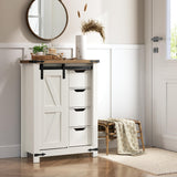 Bathroom Floor Cabinet, Farmhouse Storage Cabinet, Space-Saving Bathroom Cabinet