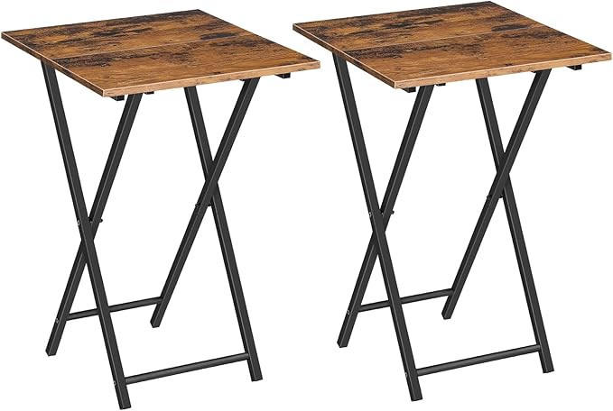XFold RusticPro Snack Table – Folding TV Tray Table