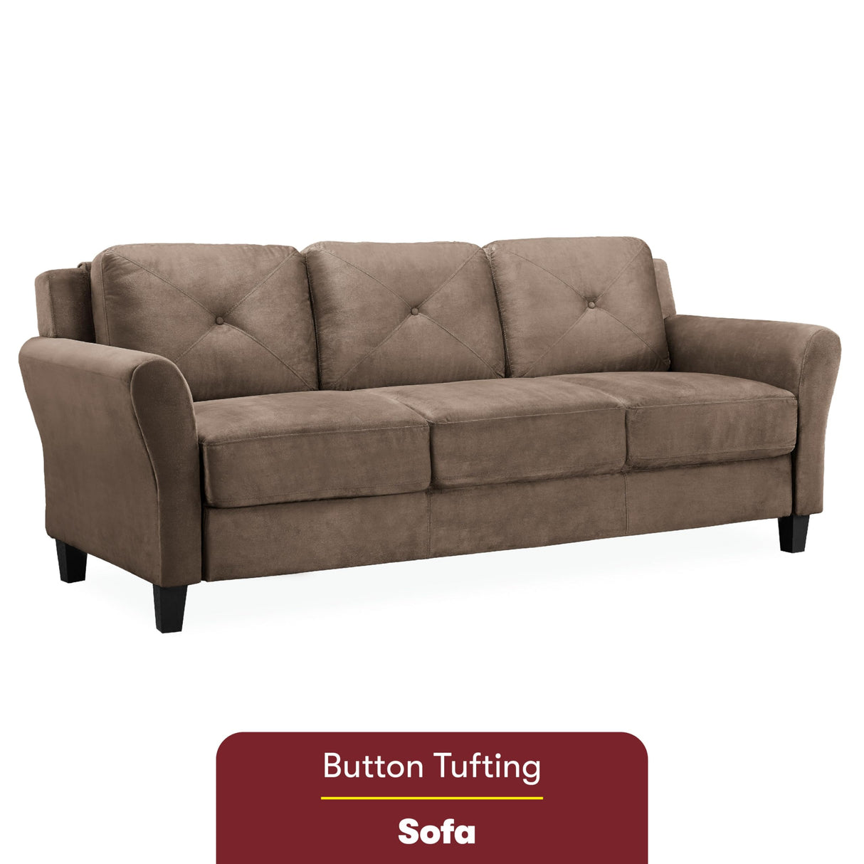 Harrington Sofa Microfiber Brown