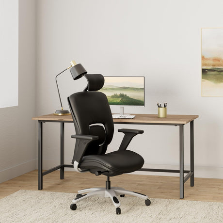 Ergonomic Office Chairs - High Back Desk Chair - Leather Executive Chair with Adjustable