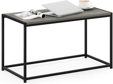 Camnus Modern Living End Table, Americano, 1 Tier, Metal Frame