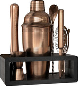 Cocktail Shaker Set: Bartender Kit for Home Bar Mixology Cocktail Bar Set Plus