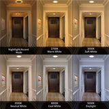 6 Pack 6 Inch 5CCT LED Recessed Lighting